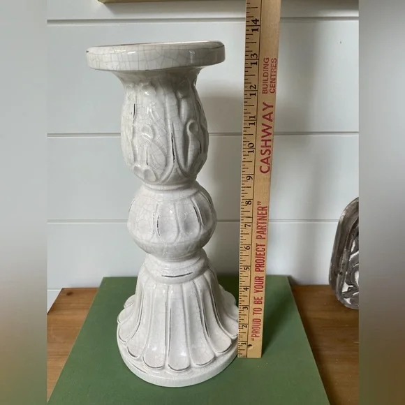 Romantic French Country Châteaucore Decor Bundle 4pc Ceramic Wood Wicker Resin - Picture 4 of 15